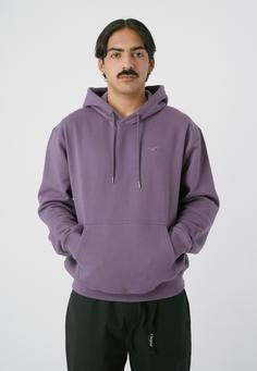 Rückansicht von Cleptomanicx Ligull Boxy Hoodie Herren Montana Grape