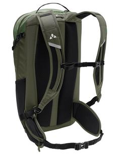 Rückansicht von VAUDE Rucksack Ledro 18 Daypack willow green