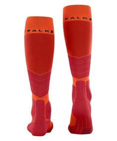 Rückansicht von Falke Skisocken Herren flash orange (8034)
