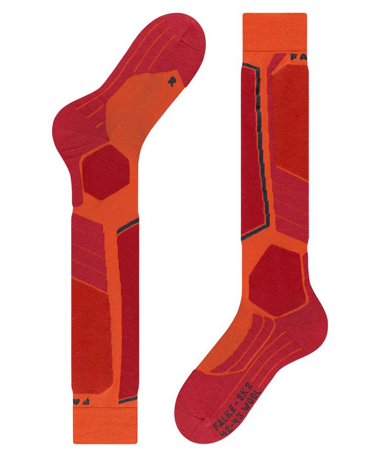 Falke Falke SK2 Intermediate Wool Socken Herren - flash orange (8034) - 3 | SportScheck