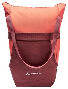 VAUDE TwinShopper (UniKlip 2) Fahrradtasche hotchili