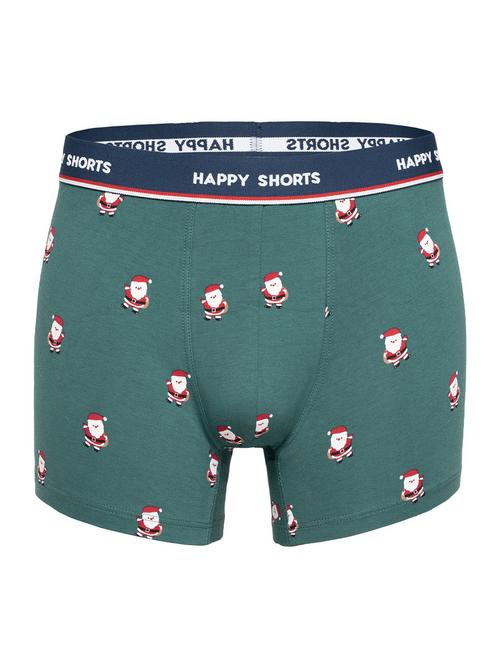 Rückansicht von HAPPY SHORTS Retro Pants Christmas Boxershorts Herren Santas