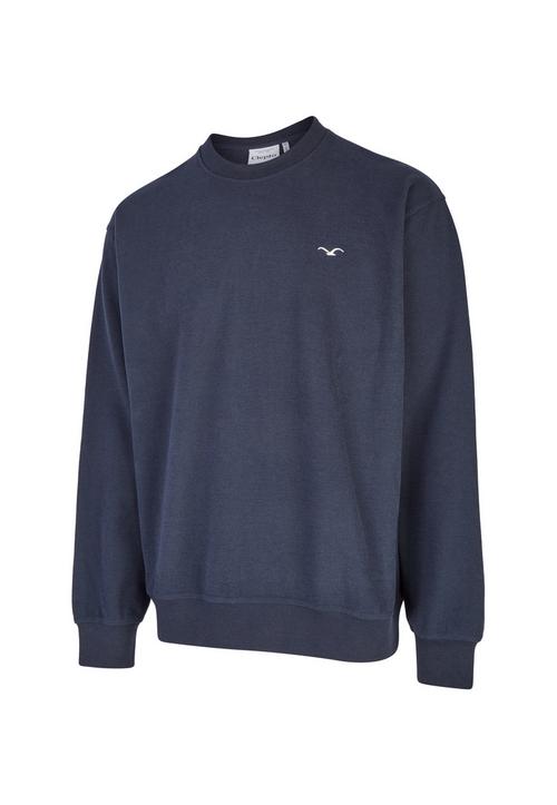 Rückansicht von Cleptomanicx Cozy Crew Longsweat Herren Sky Captain