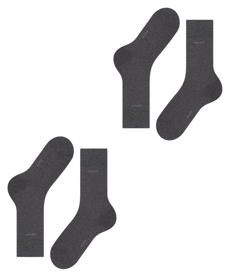 ESPRIT ESPRIT Basic Uni SO 2-Pack Socken Herren - anthra.mel (3080) - 2 | SportScheck