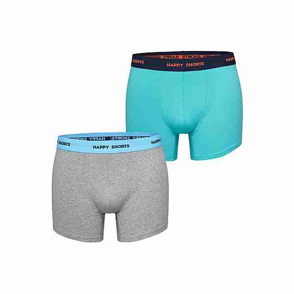 HAPPY SHORTS Retro Pants Solids Boxershorts Herren Uni 2