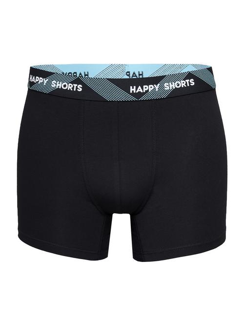 Rückansicht von HAPPY SHORTS Retro Pants Solids Boxershorts Herren Uni 4