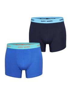 HAPPY SHORTS Retro Pants Solids Boxershorts Herren Uni 1