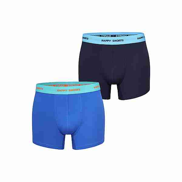HAPPY SHORTS Retro Pants Solids Boxershorts Herren Uni 1