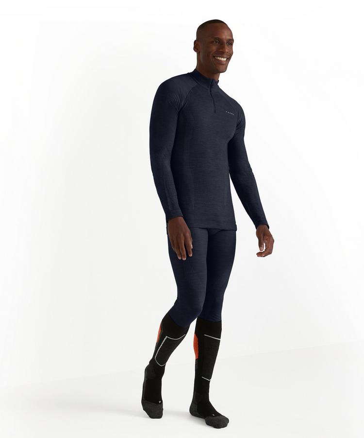 Falke Falke Longsleeve Zip Funktionsshirt Herren - space blue (6116) - 0 | SportScheck
