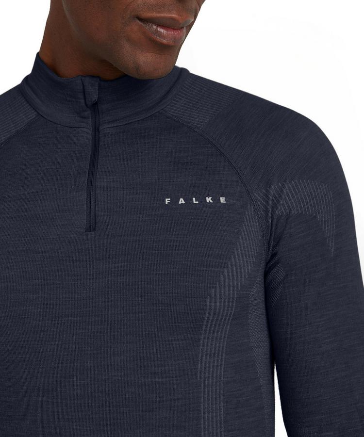 Falke Falke Longsleeve Zip Funktionsshirt Herren - space blue (6116) - 1 | SportScheck