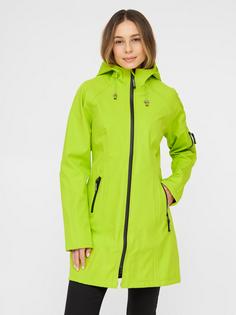 Rückansicht von Ilse Jacobsen RAIN37 Softshelljacke Damen Lime Green