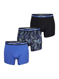 HAPPY SHORTS Retro Pants Motive Boxershorts Herren Hawaii black-blue