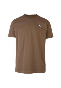 Cleptomanicx Embro Gull T-Shirt Herren Deep Taupe