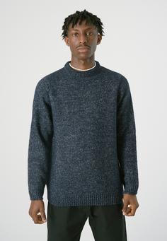 Rückansicht von Cleptomanicx Dreamer Strickpullover Herren Sky Captain