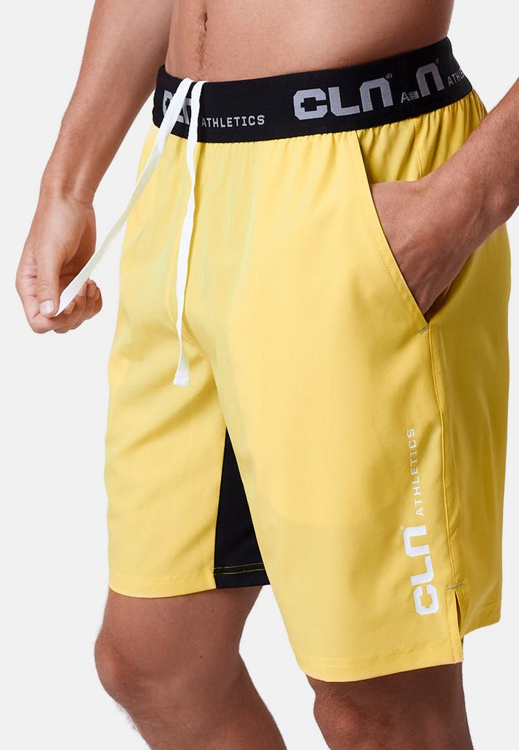 CLN Athletics CLN Athletics Dino Funktionsshorts Herren - yellow - 2 | SportScheck