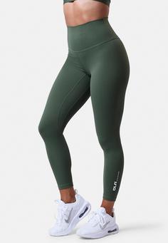 Rückansicht von CLN Athletics Fuse 7/8-Tights Damen moss green