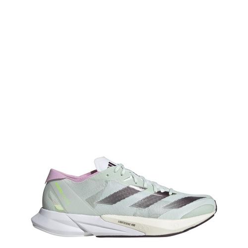 Rückansicht von adidas Adizero Adios 8 Laufschuh Laufschuhe Crystal Jade / Aurora Met. / Bliss Lilac