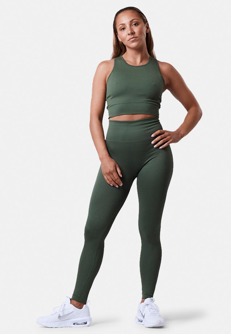 CLN Athletics CLN Athletics Victory Tights Damen - moss green - 1 | SportScheck
