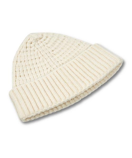 Rückansicht von Falke Mütze Beanie off-white (2040)