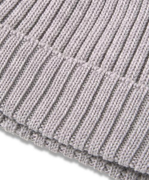 Rückansicht von Falke Mütze Beanie light grey (3400)