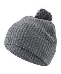 Falke Pure Cashmere Pompom Beanie Beanie - dark grey -heather (3278)