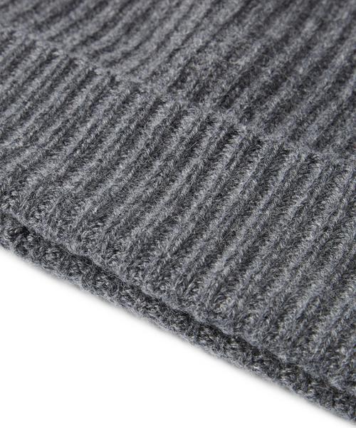 Rückansicht von Falke Beanie dark grey -heather (3278)