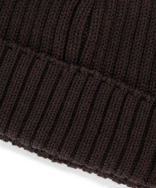 Rückansicht von Falke Mütze Beanie brown mel. (5106)