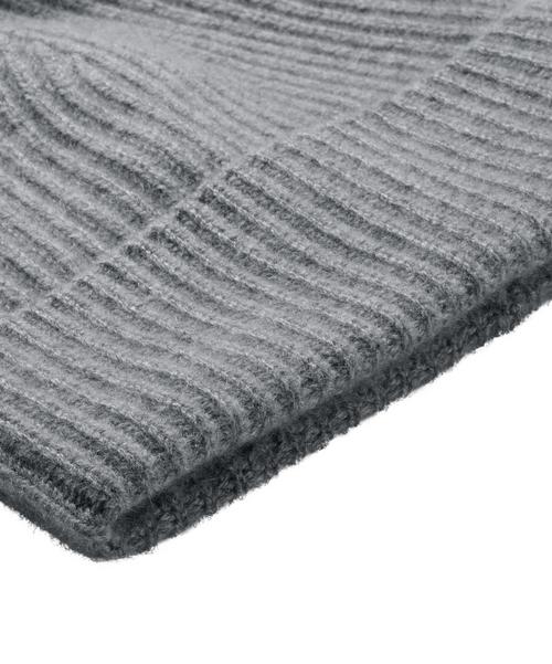 Rückansicht von Falke Mütze Beanie light greymel. (3390)