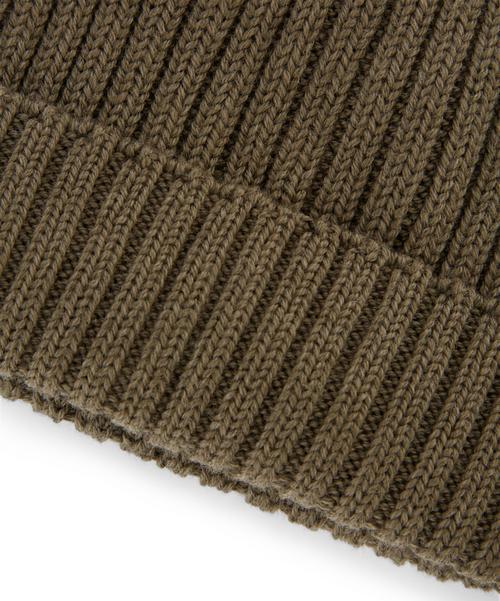 Rückansicht von Falke Mütze Beanie wood mel. (7358)