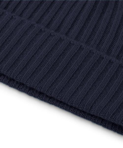 Rückansicht von Falke Mütze Beanie space blue (6116)