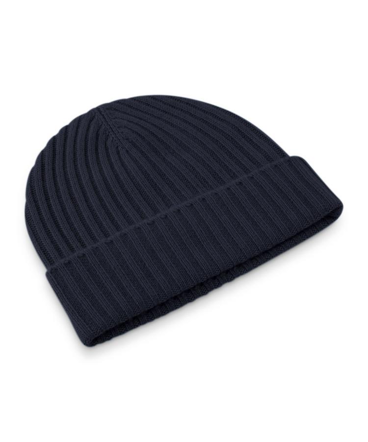 Falke Falke Pure Cashmere Ribbed Beanie Beanie - space blue (6116) - 1 | SportScheck