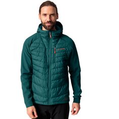 Rückansicht von VAUDE Men's Elope Hybrid Jacket Outdoorjacke Herren mallard green
