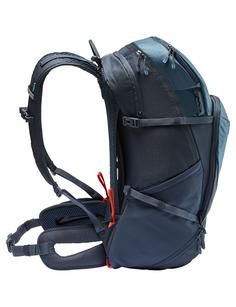 Rückansicht von VAUDE Rucksack Bike Alpin Pro 28 + Daypack baltic sea