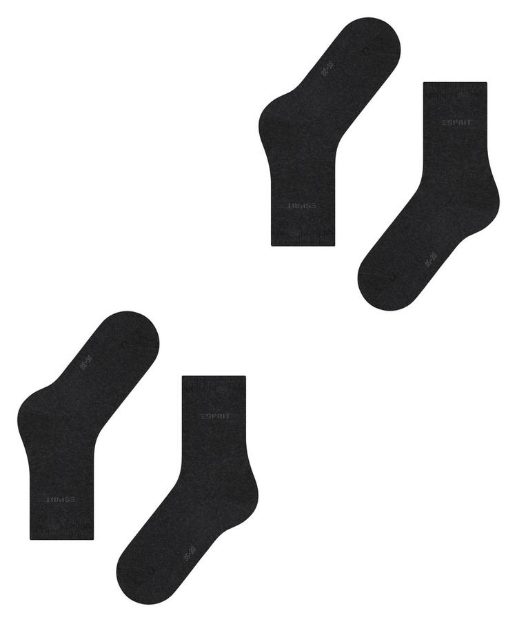 ESPRIT ESPRIT Uni  2-Pack Socken Damen - anthra.mel (3080) - 2 | SportScheck