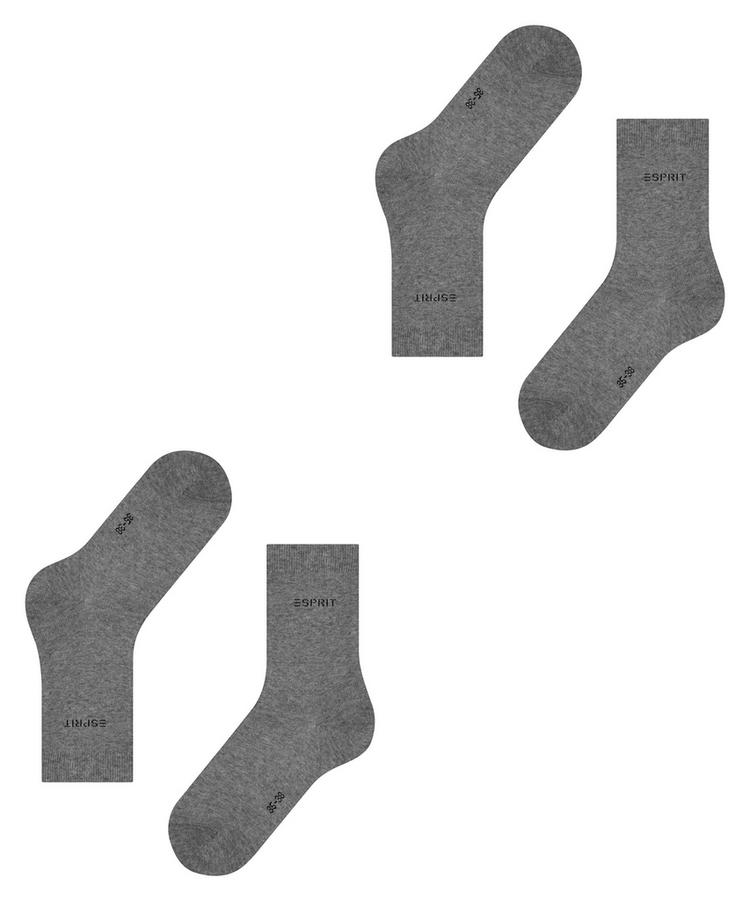 ESPRIT ESPRIT Uni  2-Pack Socken Damen - light greymel. (3390) - 2 | SportScheck