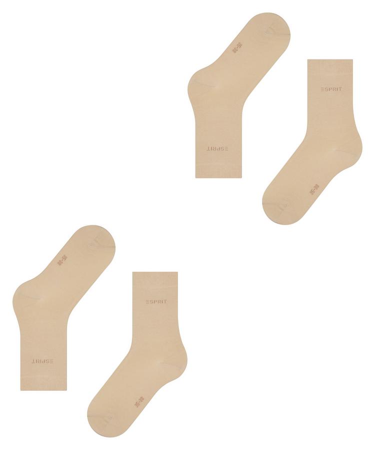 ESPRIT ESPRIT Uni  2-Pack Socken Damen - cream (4011) - 2 | SportScheck