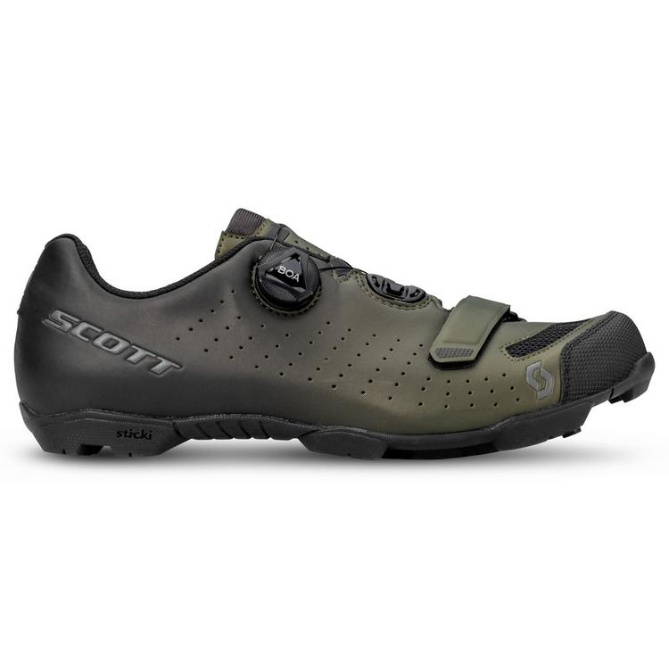SCOTT SCOTT Radschuh Mountainbike Comp Boa Fahrradschuhe Herren - matt black/sulphur yellow - 12 | SportScheck