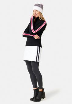 Rückansicht von Krimson Klover Downhill Zip Neck Funktionssweatshirt Damen black