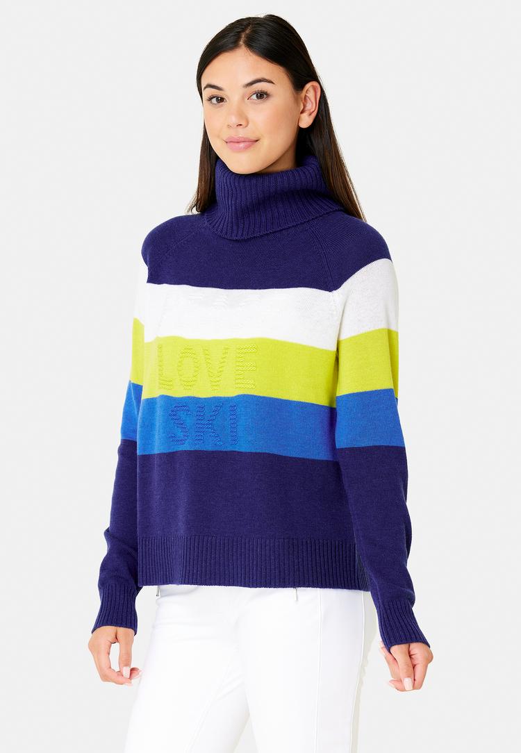 Krimson Klover Krimson Klover Joni Turtleneck Layerlangarmshirt Damen - navy - 0 | SportScheck