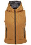 Krimson Klover Vesta Hooded Reversible Vest Steppweste Damen - hazel-black