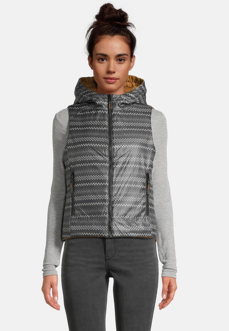 Krimson Klover Krimson Klover Vesta Hooded Reversible Vest Steppweste Damen - hazel-black - 1 | SportScheck