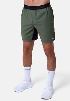 Rückansicht von CLN Athletics PR Funktionsshorts Herren moss green