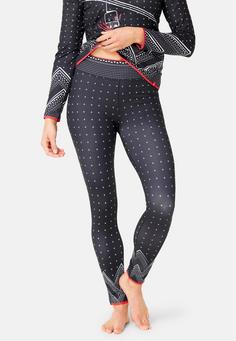 Rückansicht von Krimson Klover Adrenaline Thermounterhose Damen black