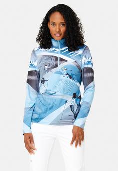 Rückansicht von Krimson Klover Apres Ski Team Layerlangarmshirt Damen blue