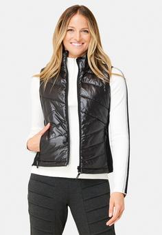 Rückansicht von Krimson Klover Sela Reversible Vest Steppweste Damen black-zebra
