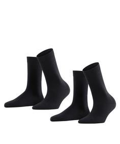 Falke Softmerino  2-Pack Freizeitsocken Damen black (3009)