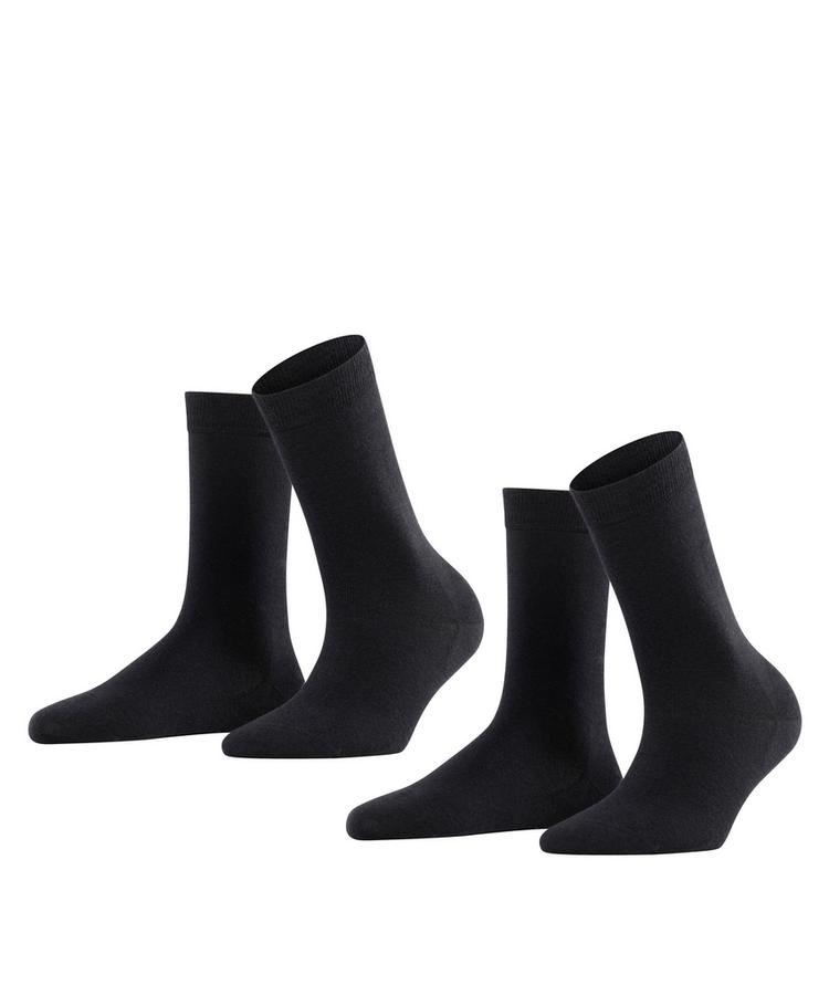 Falke Falke Softmerino  2-Pack Socken Damen - black (3009) - 0 | SportScheck