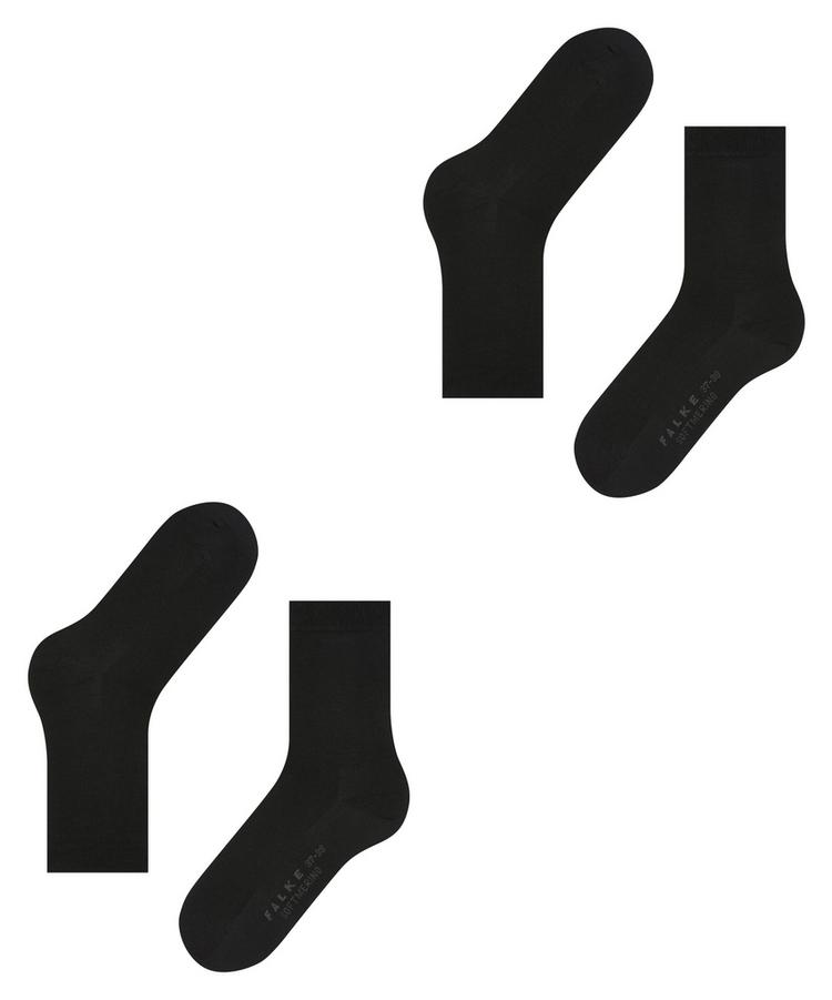 Falke Falke Softmerino  2-Pack Socken Damen - black (3009) - 2 | SportScheck