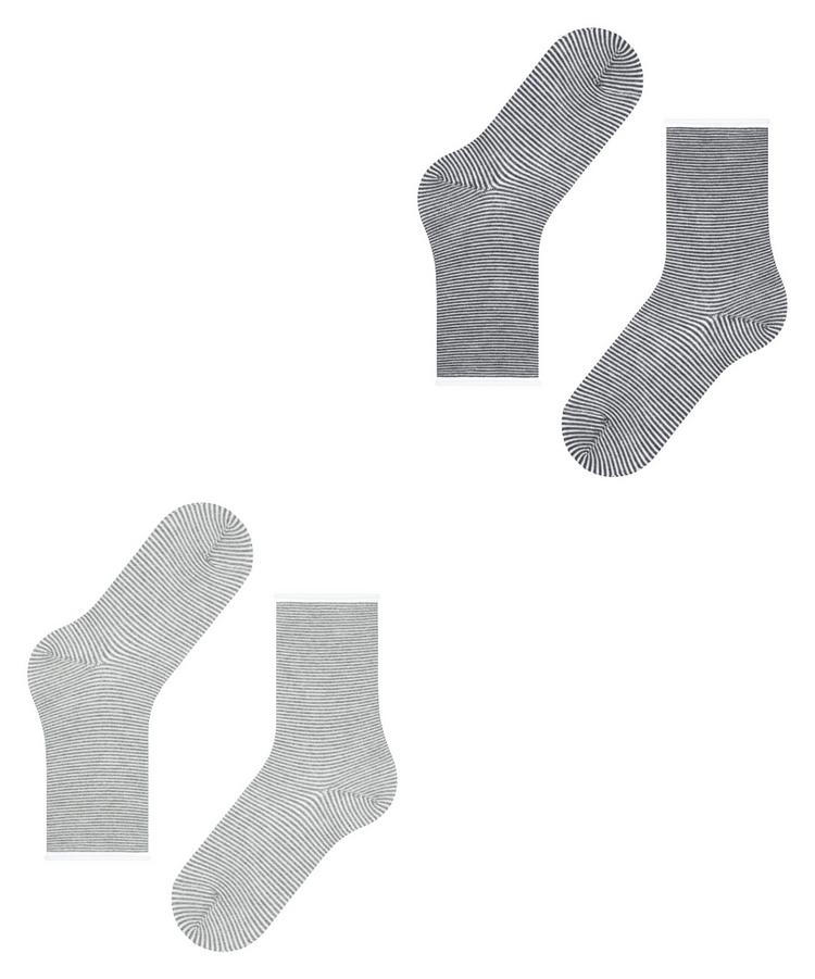 ESPRIT ESPRIT Allover Stripe  2-Pack Socken Damen - sortiment (0010) - 2 | SportScheck
