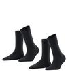 Falke Softmerino  2-Pack Socken Damen - anthra.mel (3089)